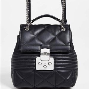 Furla Fortuna Small Black Backpack